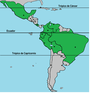 Paises Megadiversos Map