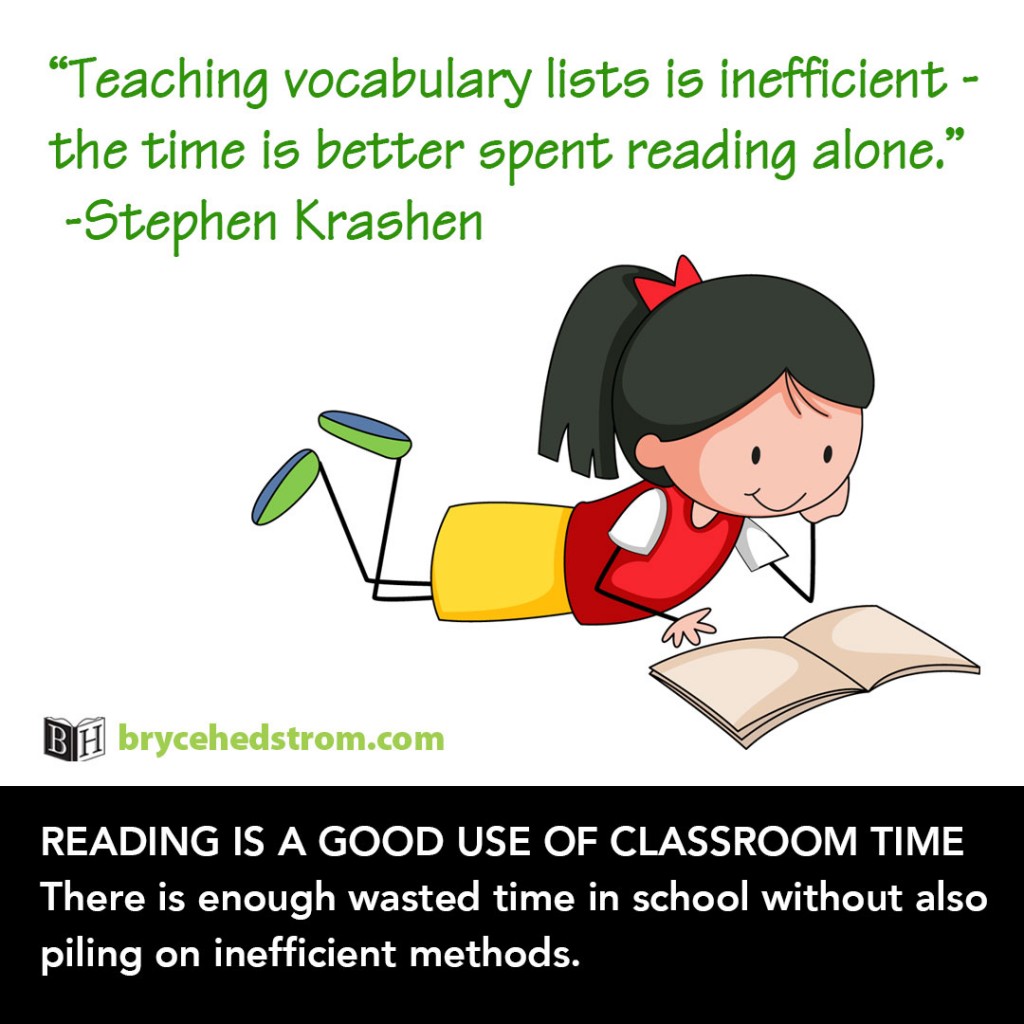 Reading Quote 11 Reading is Efficient Bryce Hedstrom